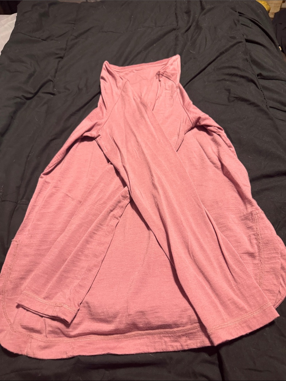 WoolX Women's Pink Long Sleeve Tunic Top size small - Picture 6 of 6